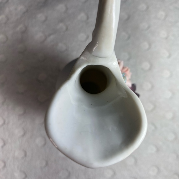 Vintage Kelvin’s Fine China Raised Attached Floral Design Handle Vase/Japan - Picture 7 of 14